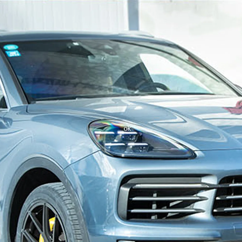 

Для Porsche Cayenne 2018-2023 автоматическая фара в сборе, обновленная автомобильная светодиодная 4-матрица объектива проектора, стиль, дизайн, аксессуары