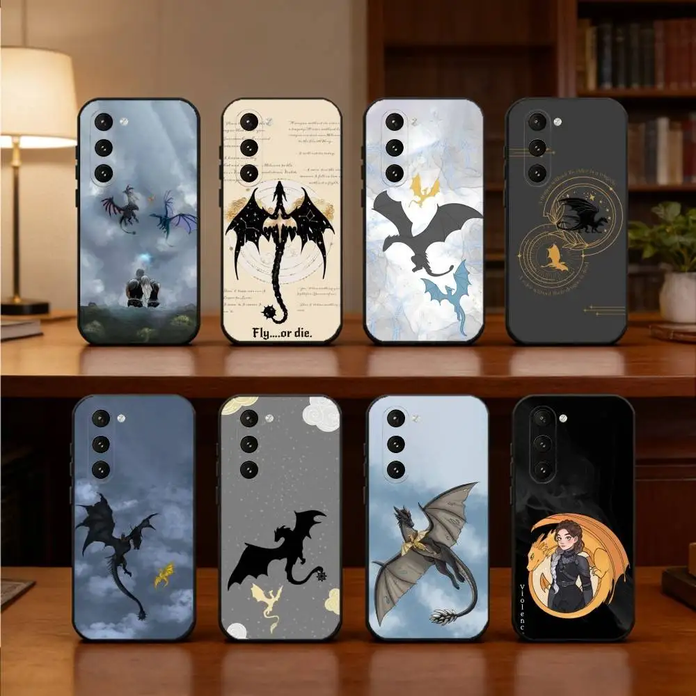 

Dragon F-Fourth W-Wing Phone Case For Samsung Galaxy A73,21,22,32,71,53,52,51,80,5G Soft Black Cover