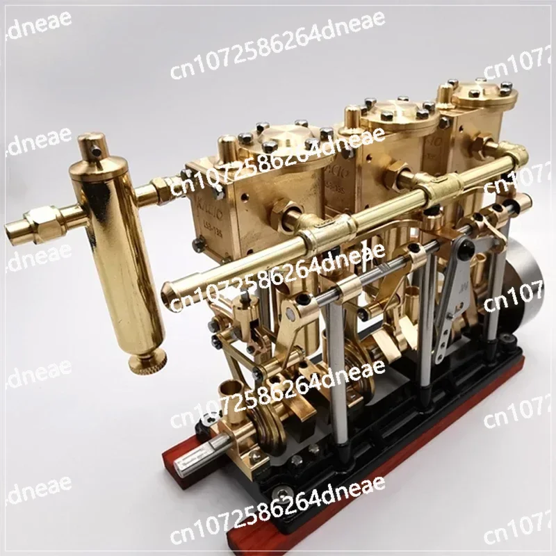 

Ship Model Steampunk Toy KACIO LS3-13S Double Three-cylinder Steam Engine Large Torque Starting Engine Model