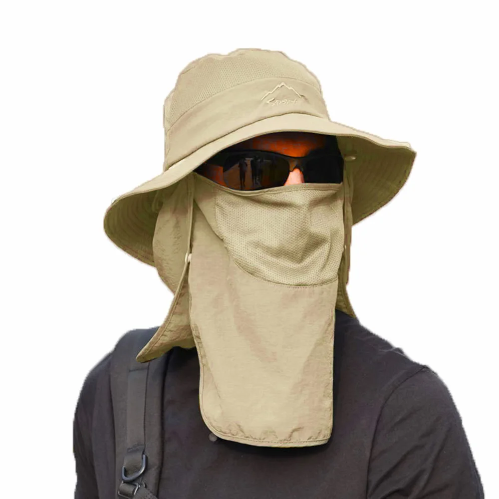 

Lightweight mountaineering hat with UV resistant and quick drying fabric fishing bag/grocery fishing hat