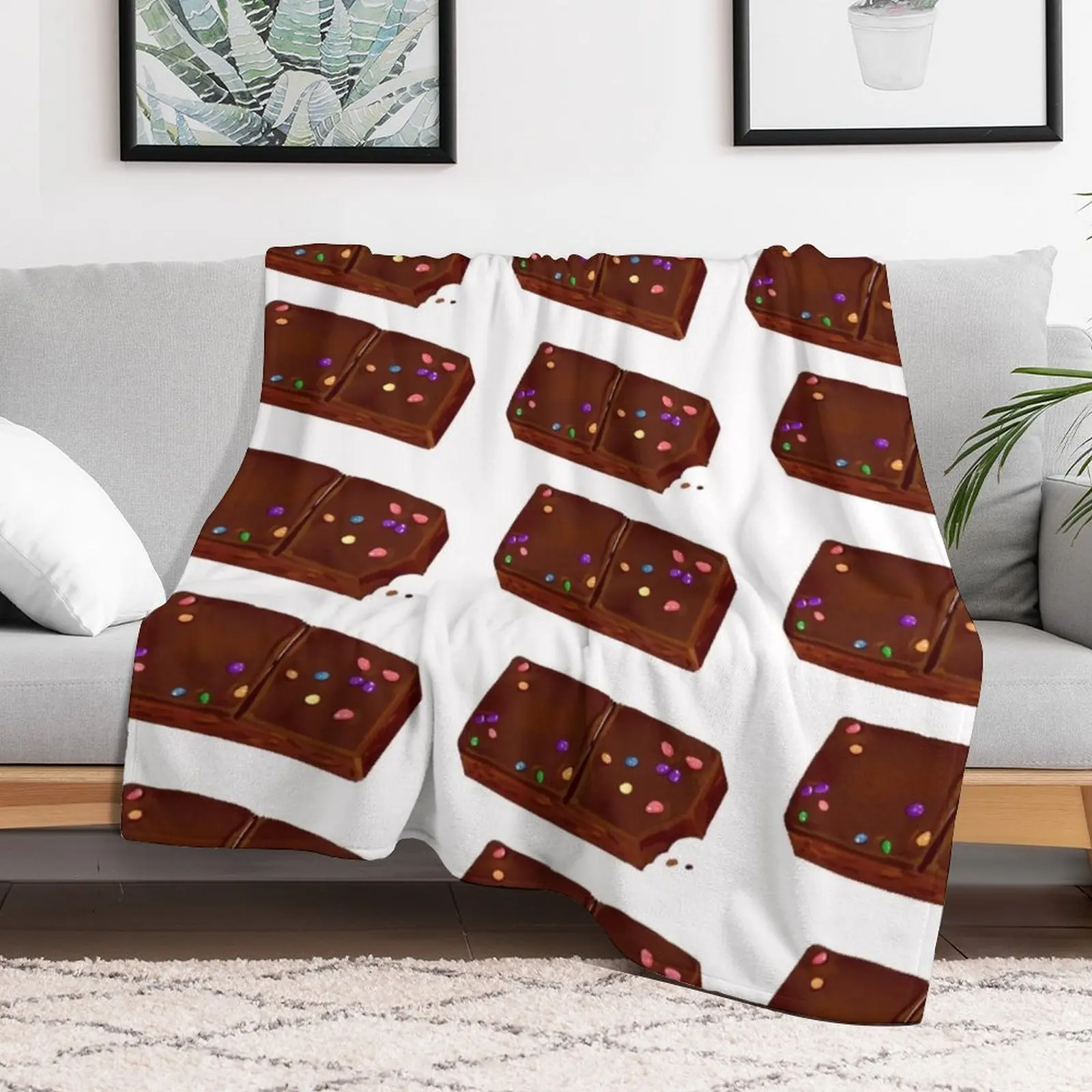 

cosmic brownie pattern Throw Blanket for babies Decoratives anime Blankets