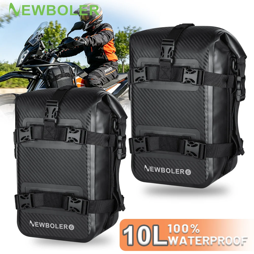 

NEWBOLER Motorcycle Crash Bar Waterproof Tool Storage Bag Compatible With BMW R1200 GSR1250 Bag Bumper Repair Tool Placement Bag
