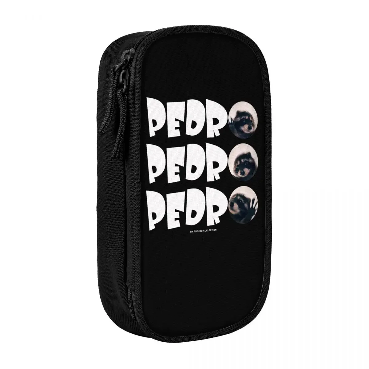 

Pedro Pencil Case The Dancing Raccoon School Cases Double Layer Students Lovely Large Capacity Pen Box Stationery