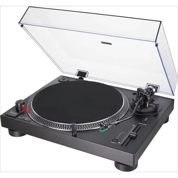 NEW AT-LP120XUSB-BK Direct-Drive Turn (Analog & USB), Ful Manual, Hi-Fi, 3 Speed, Convert Vinyl to Digital,