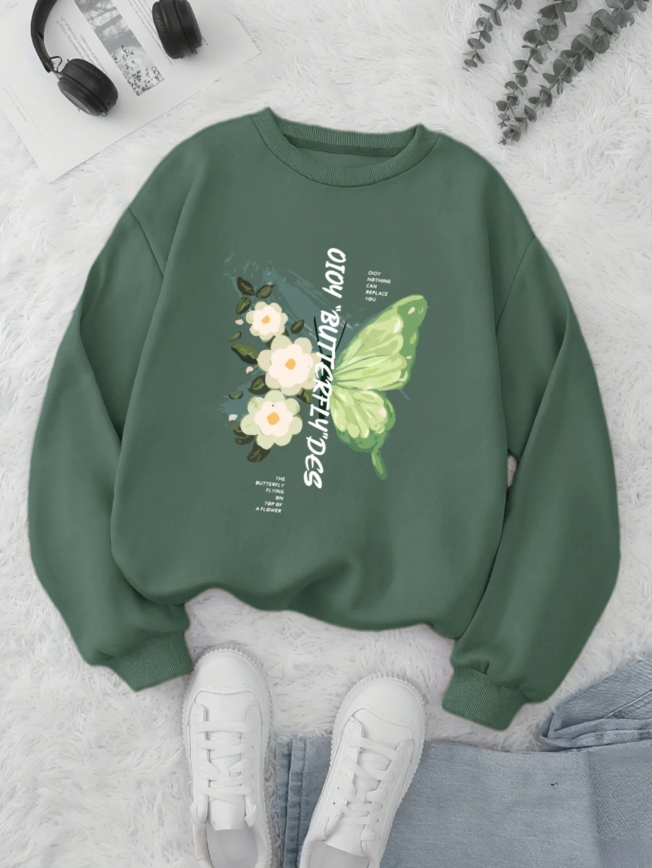 Nieuw Een sweatshirt met capuchon en lange mouwen voor dames Losse versie met geometrisch patroon voor herfst en winter voor vrijetijdsactiviteiten