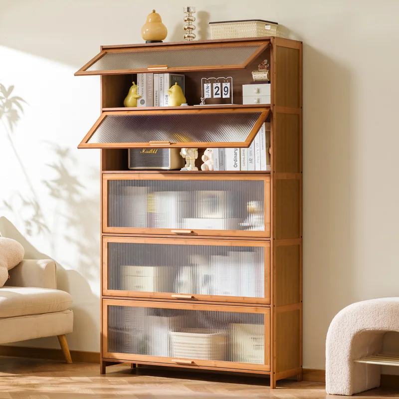 Dust-proof storage cabinet Floor-to-ceiling multi-layer locker Multifunctional household bedroom
