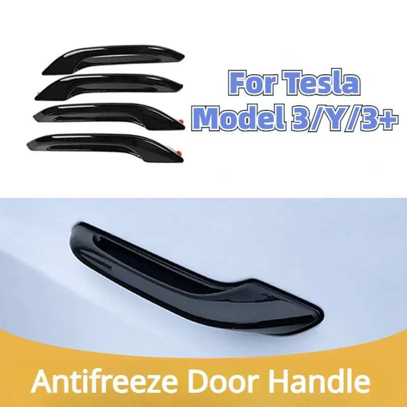 

Antifreeze Door Handle for Tesla Model 3/Y/3+ Model Y Juniper 2025 Frost-proof Handle Sticker Patch Cover Doorknob Accessories