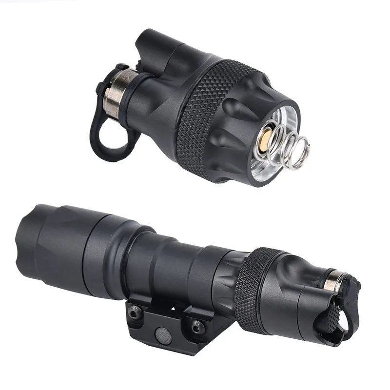 WADSN Metal CNC Tactical Flashlight Tailcap Switch for M600C M600 M300A M300 Series Hunting Weapon LED Scout Light Accessories