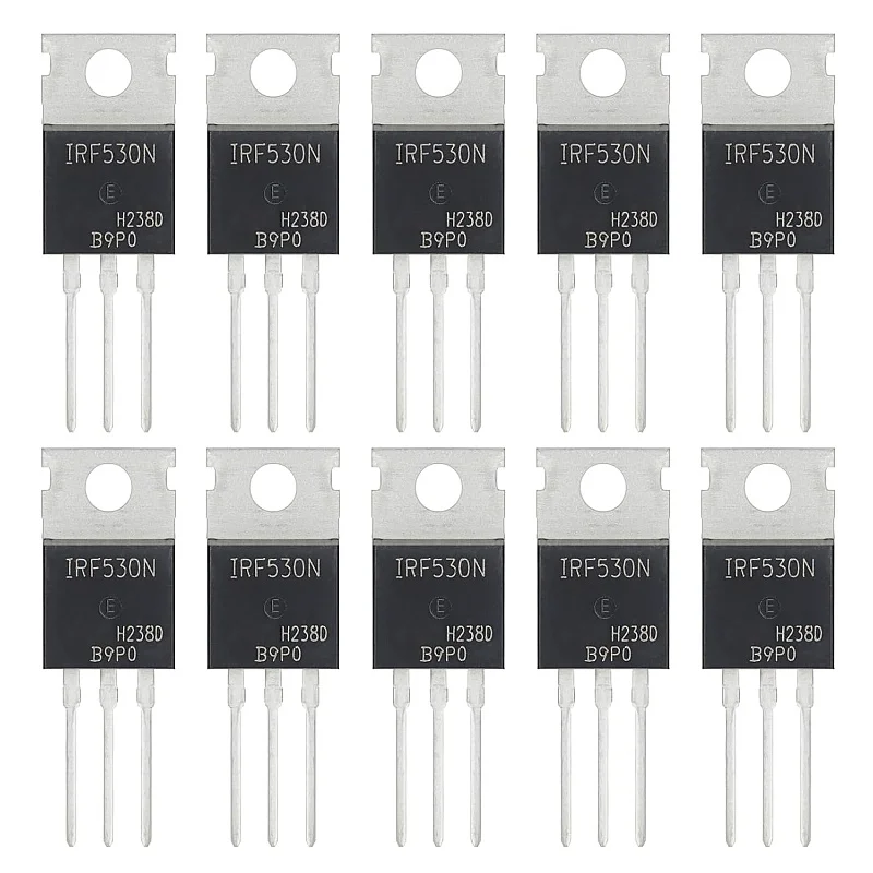 IRF530 IRF530N IRF530NPBF MOSFET Transistors 17A 100V N-Channel MOSFETS Transistor 17 Amp 100 Volt TO-220 Pack of 10