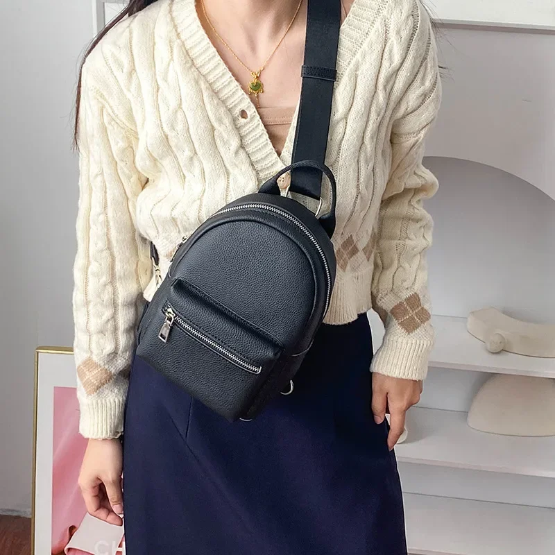 

Повседневный женский рюкзак высокого качества, школьные сумки из искусственной кожи, дорожные рюкзаки, многофункциональная сумка на плечо, нагрудная сумка для девочек, рюкзак