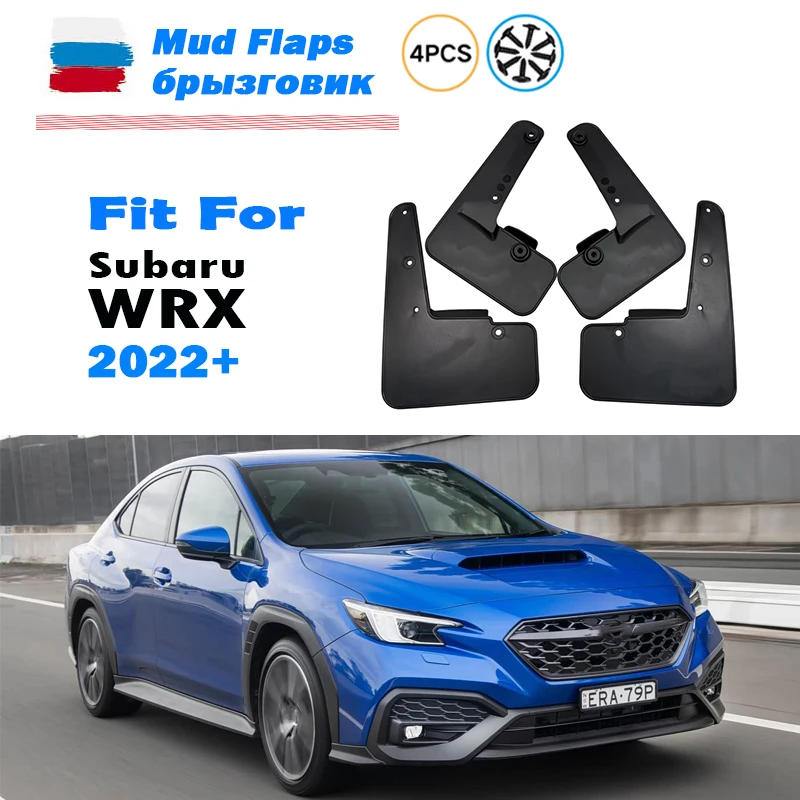 2022 2021 2022 2023 2024 FOR Subaru wrx Mudguard Fender Mud Flaps Guards Splash Mudflaps Car Accessories Front Rear 4pcs
