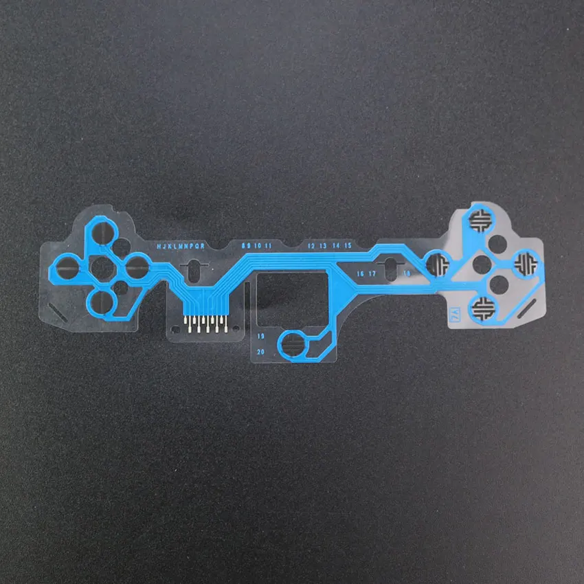 JCD For PS5 1.0 2.0 V1 V2 Gamepad Controller Button Ribbon Circuit Board Conductive Film Keypad Flex Cable