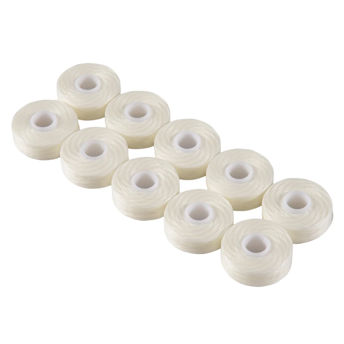 لفة خيط تنظيف الأسنان الساخنة-10 لفات أوروبا جودة قطن الأسنان المدمج في بكرة الشمع النعناع بنكهة استبدال سلك مسطح