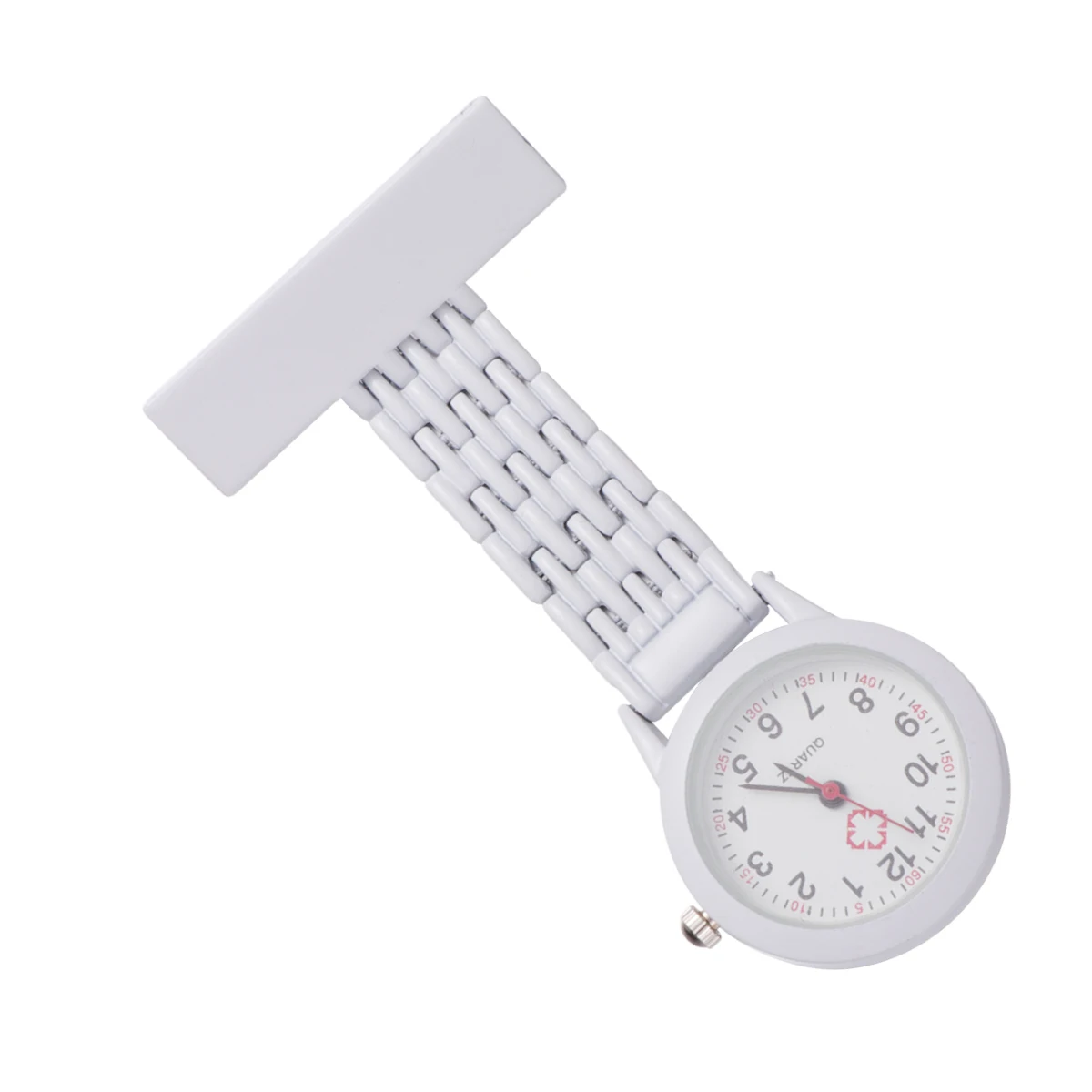 

Nurse Medical Watch White Hanging Pocket Watch For Doctor Portable Durable Lightweight Gift Simple Elegant Decoration Workwear