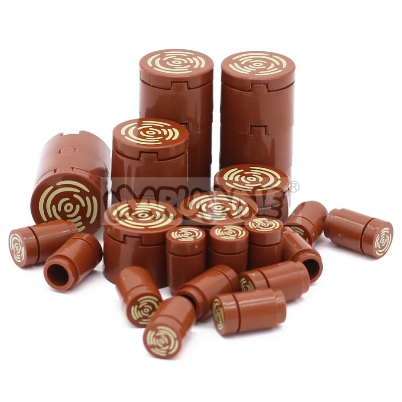 MARUMINE MOC كتل كرسي خشبي مجموعة بناء الطوب الخشب جزء 4769 98138 متوافق لتقوم بها بنفسك البناء مدينة مزرعة الغابة الغابة