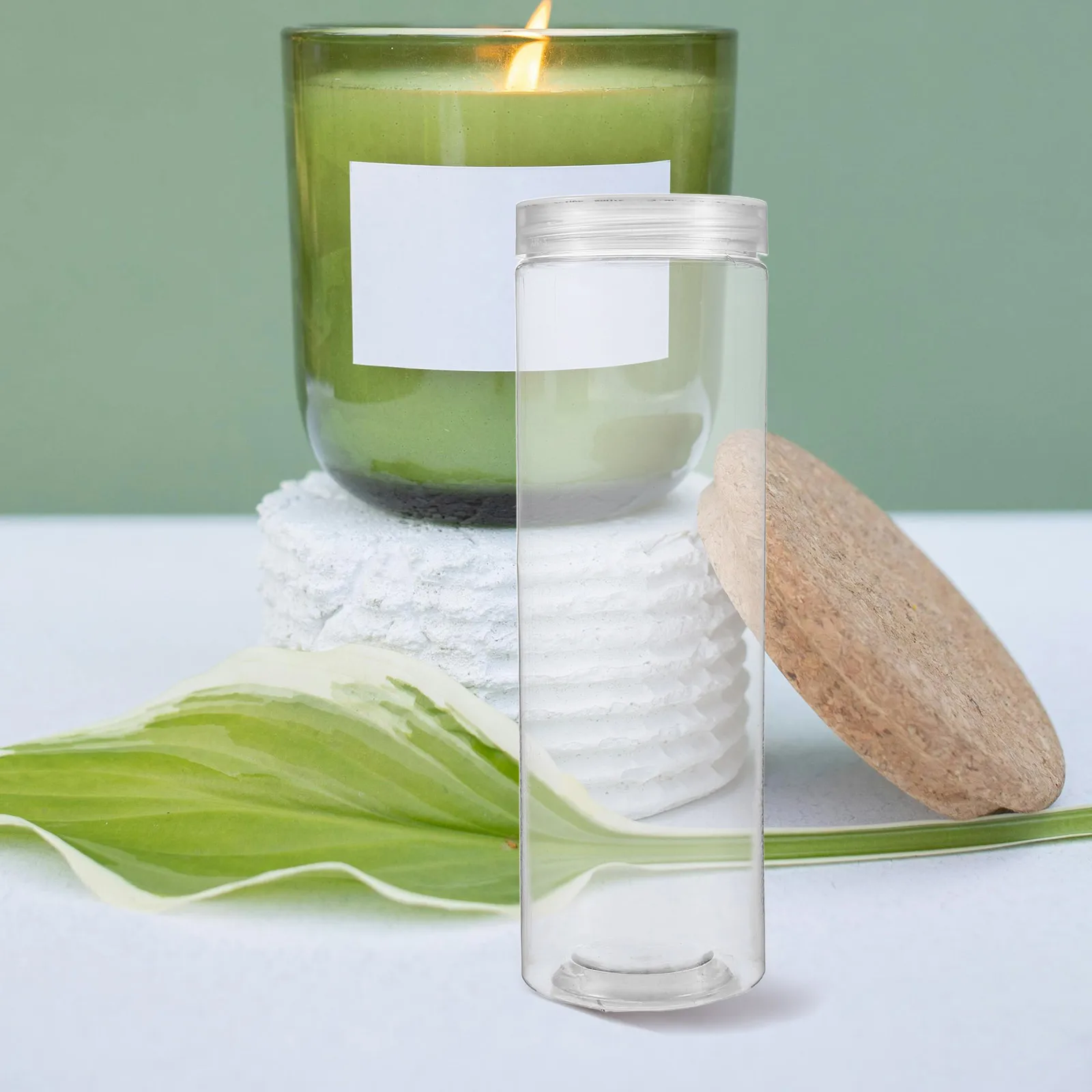 

6Pcs Clear Airtight Biscuit Jars Food Storage Containers Cookies Transparent Kitchen Canisters Countertop Childfriendly