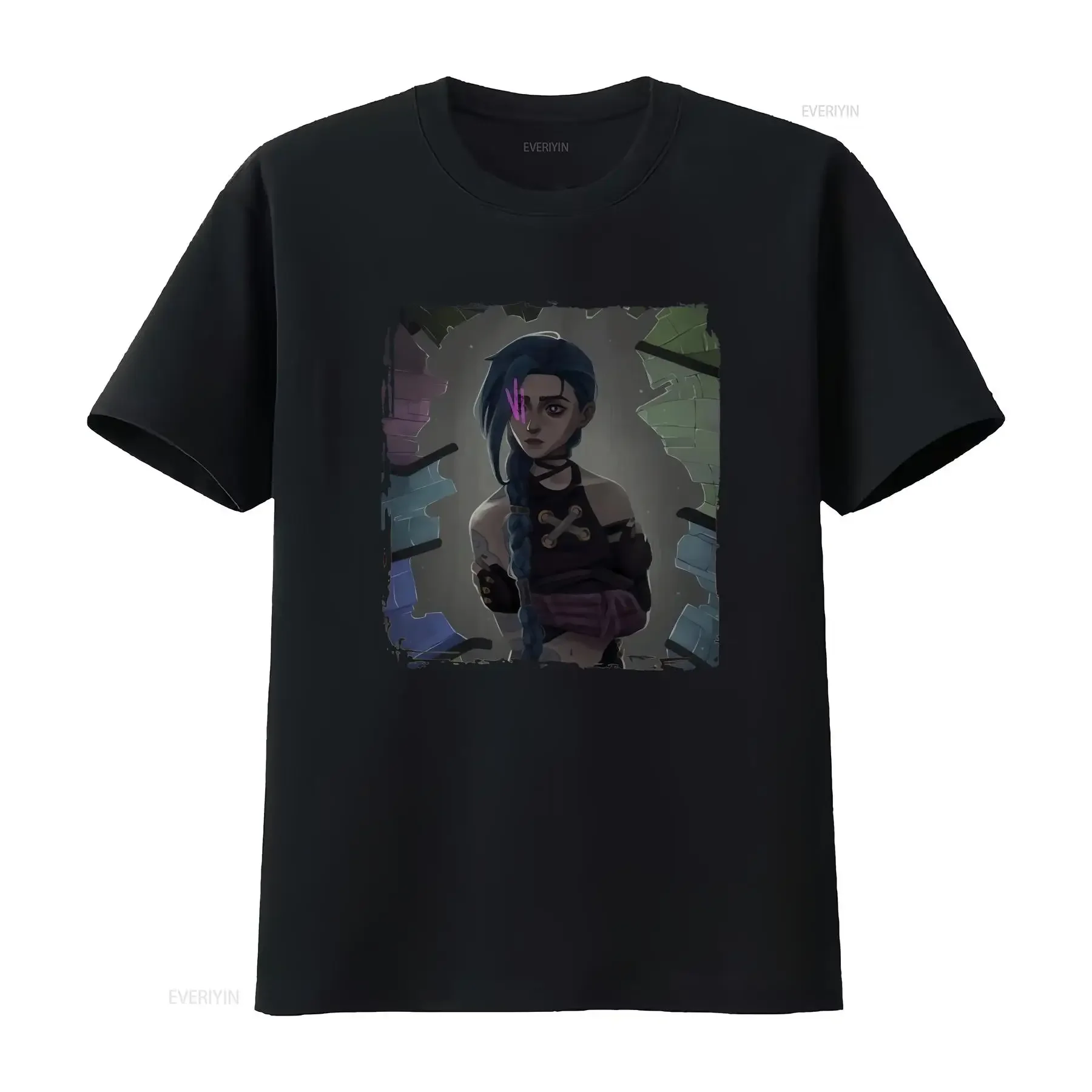 

Игровая рубашка Jinx Softstyle T, винтажная, растянутая, дышащая, дизайнерская одежда для дома, повседневная, с графикой, унисекс, мягкая, универсальная