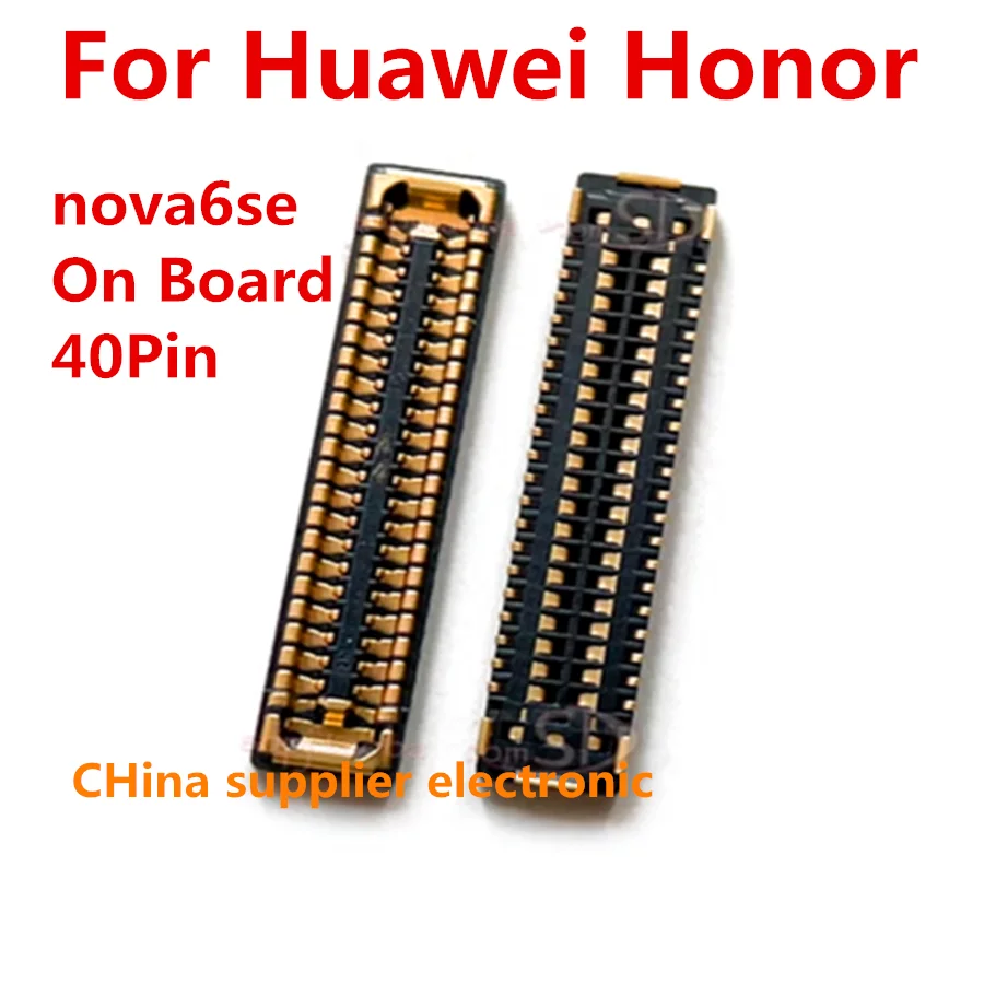

10pcs-100pcs Usb Charger Charging Dock Port FPC Connector Plug For Huawei Honor nova6se Board on flex 40Pin