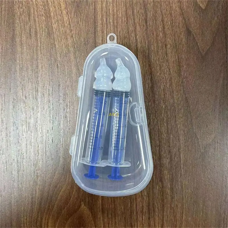 محاقن منظف أنف الرضع مصممة من السيليكون لشفاط أنف الطفل لسهولة التحكم في التدفق والمراقبة لمدة 0 إلى 6 سنوات #4