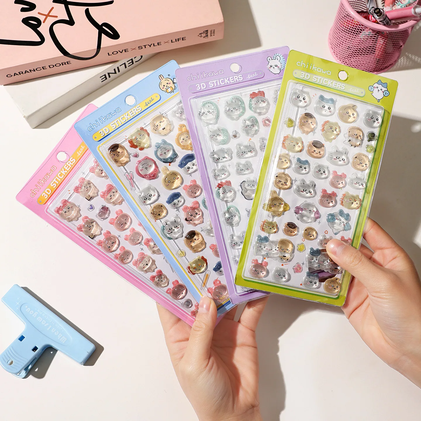 Stiker Kristal 3D Kawaii Chiik - Nail Tech Accessories ulasan dan harga