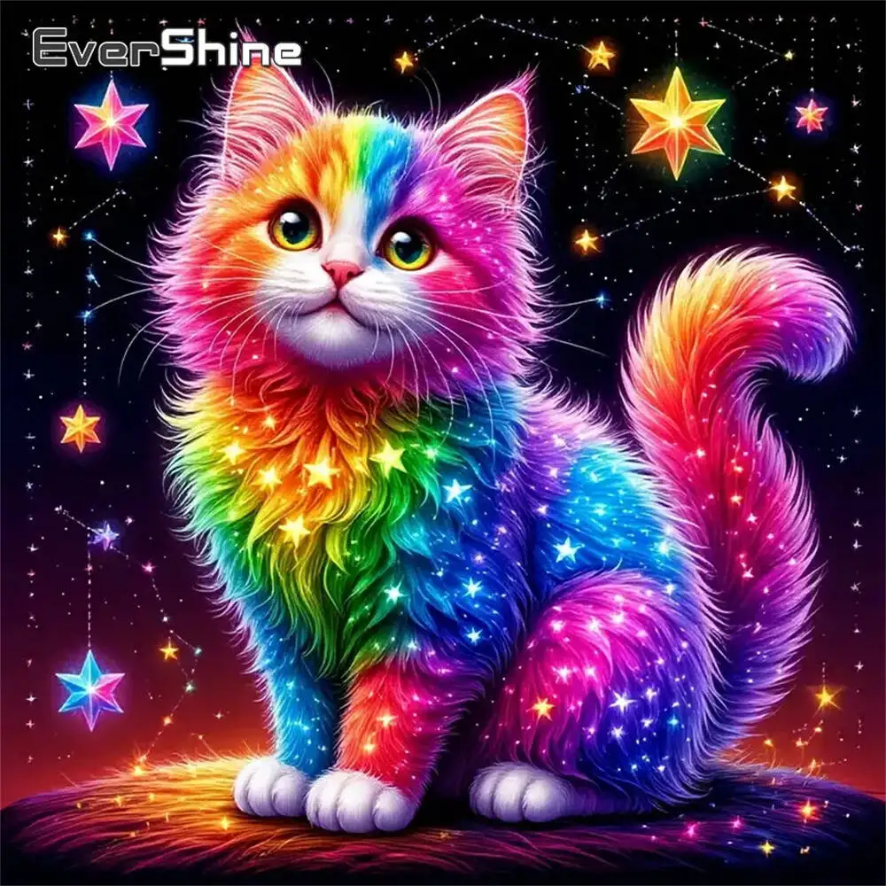 Evershine Diamant-Gemälde, Hund, Tier, Cartoon, komplett, quadratisch, rund, Diamant-Mosaik, Badezimmer, DIY-Bastelset, Heimdekoration