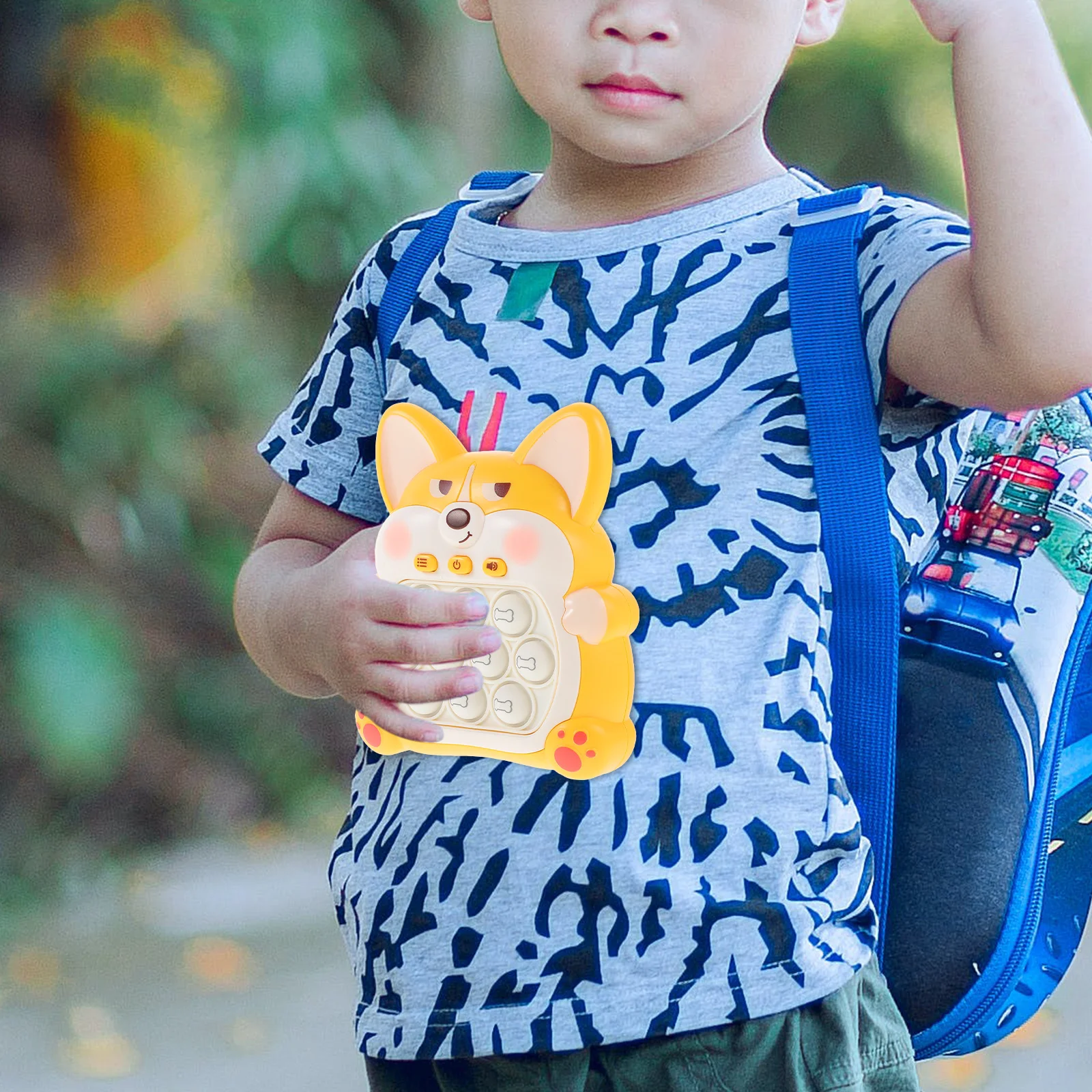 آلة لعبة الدفع السريع، تصميم على شكل رائع للأطفال، تطوير مهارات رد الفعل، مادة آمنة لتخفيف التوتر