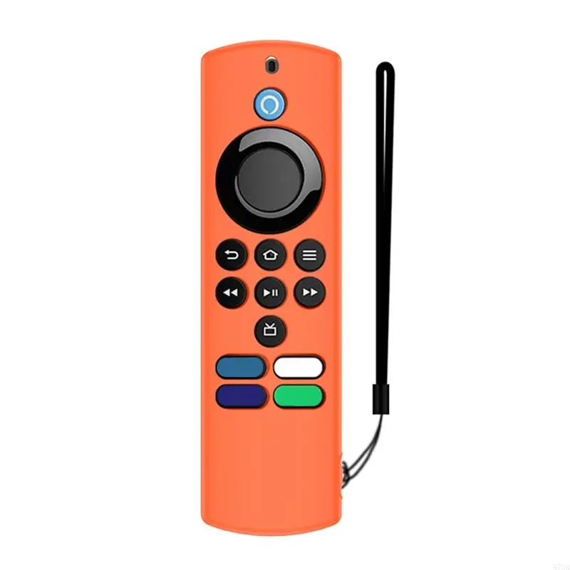 573A Remote Control for Case Silicone Cover Shockproof Protector Washable Skin for Fire TV Stick Lite 2022 TV Voice Controlle