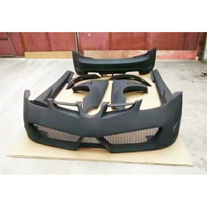 

Body kit for Mercedes Benz R171 SLK200 300 350 2004-10 modified front rear bumper side skirt Wheel eyebrow fender surround