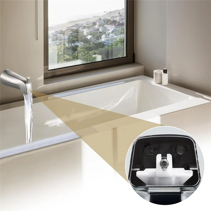 ABKO-4-Pack Универсальный комплект для ремонта носика для ванны, ремонтный комплект для переключателя смесителя для ванны, запасные части для ремонта смесителя для ванны