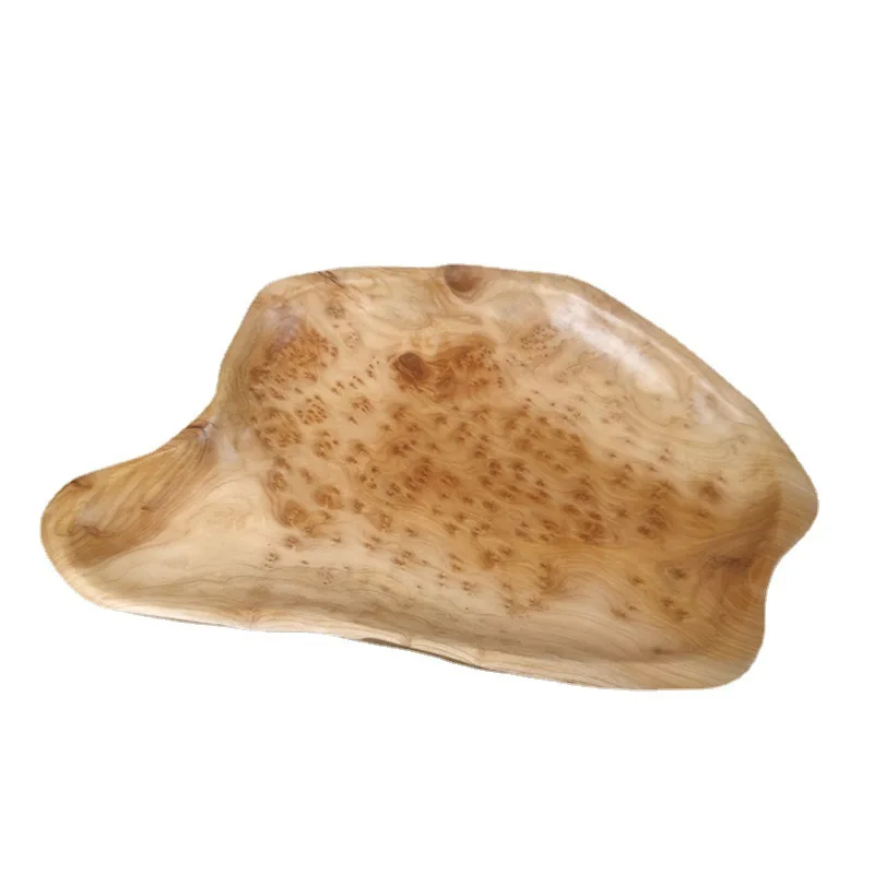 صينية تقديم من الخشب الصلب بتصميم جذر طبيعي طبق تقديم الحلوى صديق للبيئة مصنوع يدويًا للمطبخ والوجبات الخفيفة ولوح الجبن وتناول الطعام المنزلي #2