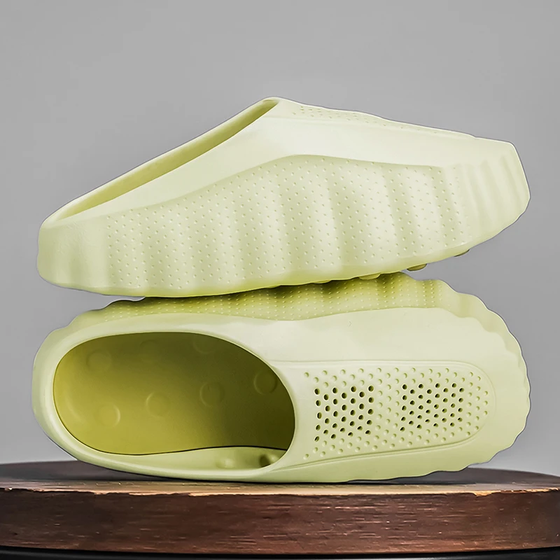 ArfaStep Unisex Massage Slippers EVA Thick Sole Clogs Foot Acupoint Massage Non-slip Breathable Indoor Outdoor Shoes