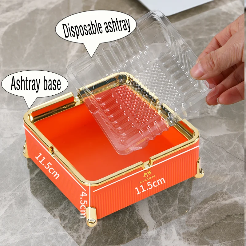 Ashtray for Cigarettes Disposable Ashtray Vehicle Mounted Ash Tray for car Household Office Use Outdoor Portable 50 PCS