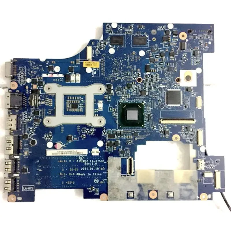 Motherboard Laptop untuk Lenovo G570 LA-6753P Tes 100% Pengiriman Ok
