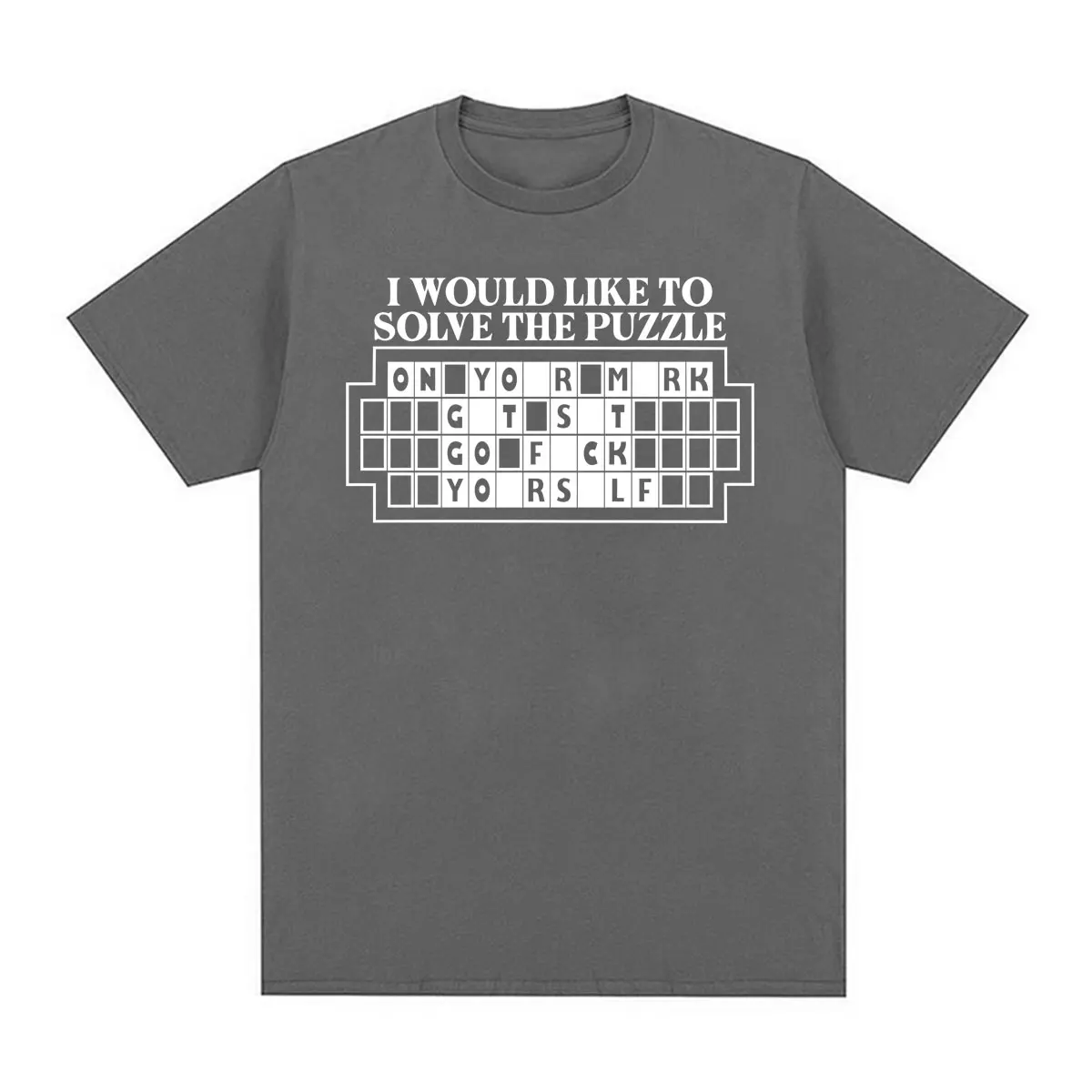 Funny Wheel of Fortune SVG PNG: on Your Mark Get Set Go T-shirt Men Women Fashion Summer T-shirts 100% Cotton Streetwear T Shirt