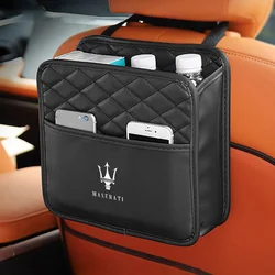New Car Back Rear Trunk Seat Elastic String Storage Bag Accessories For Maserati Granturismo Quattroporte Levante Coupe GTS