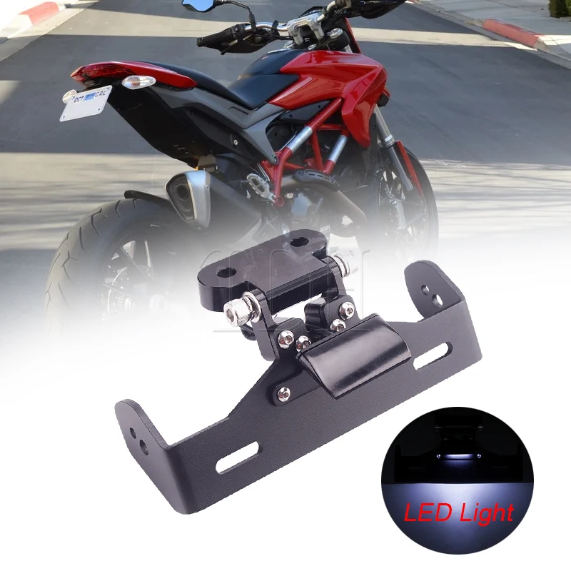 

For Ducati License Plate Holder License Bracket Tail Tidy Fender Eliminator Motorcycle Fit Hypermotard Hyperstrada 821/SP 939/SP