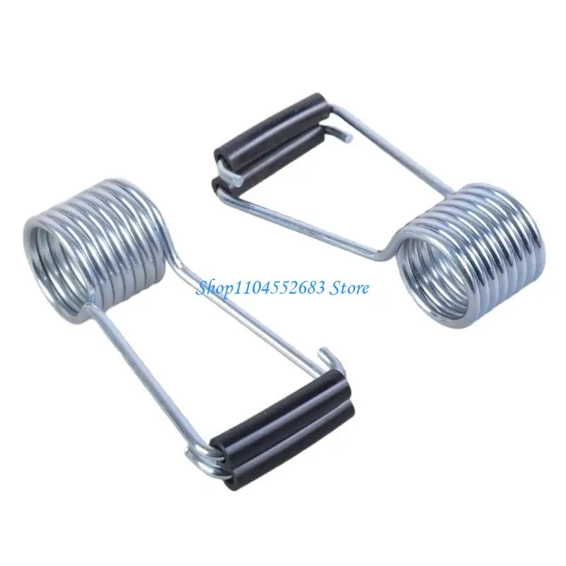 Y6GD 6PCS Butterfly Spring Deur Sluiters Universals Automatische deur Sluiters met rubberen buffer voor meeste deurscharnier