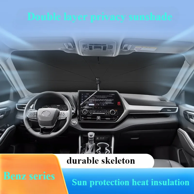 Suitable for mercedes-benz B200 / CLS/GLA200 / GLB/GLC/GLE/GLS GLK car sunshade is prevented bask in