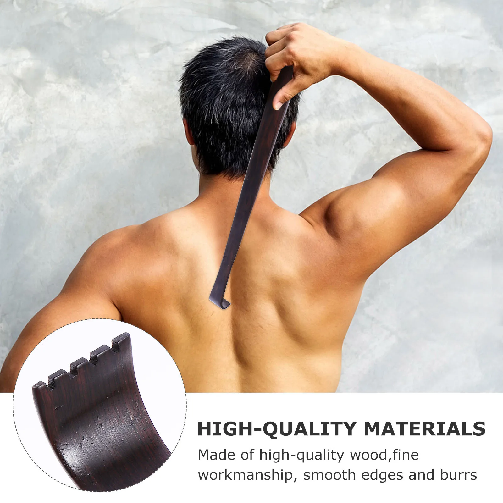 

2 шт. деревянный скребок для спины против зуда, массажер для когтей, портативный ручной инструмент для релаксации для пожилых людей, массажер для спины