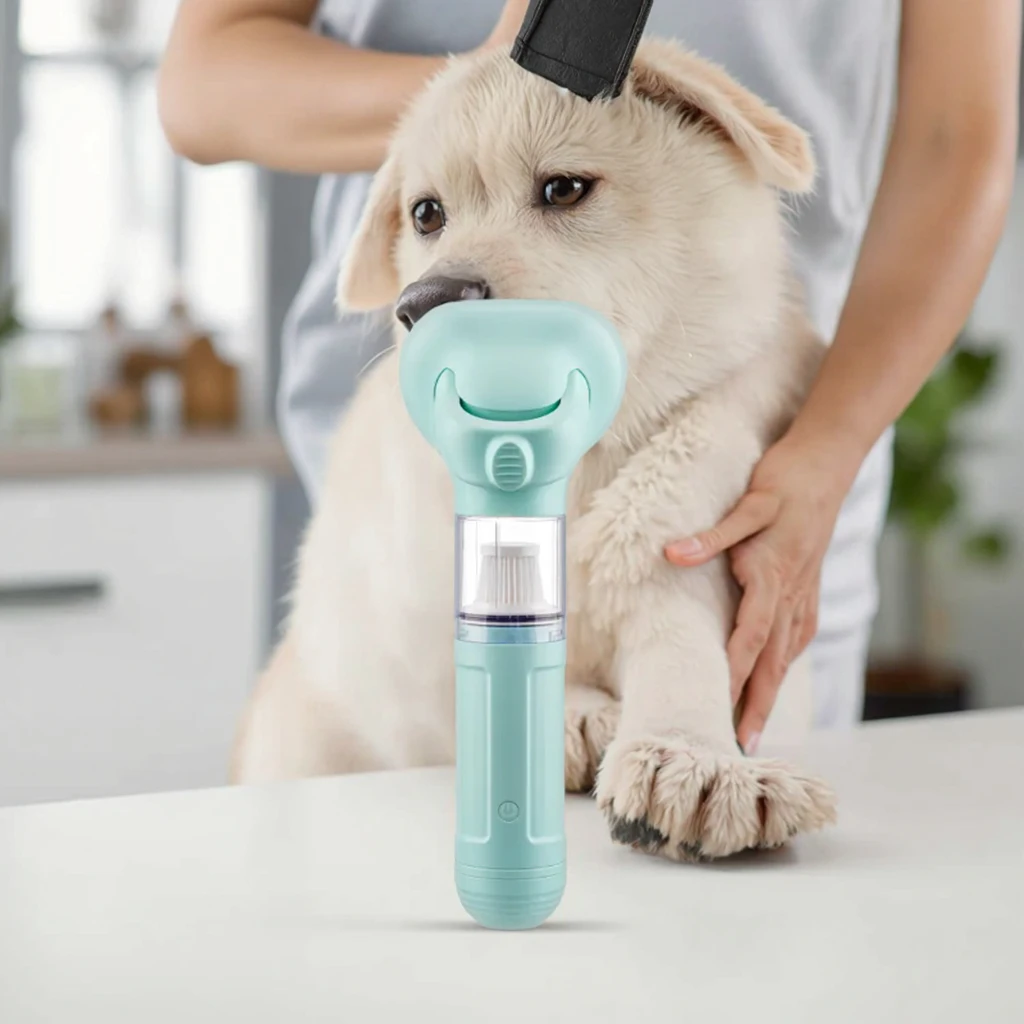 

Pet Hair Vacuum Cleaner and Hair Dryer, 2-Level Speed Control, Cordless Handheld, 1800mAh Rechargeable Battery, 4200PA Suction