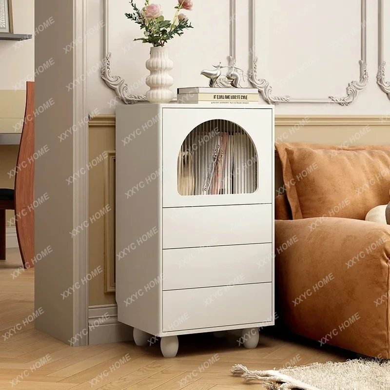 

LCream Style Chest of Drawers Three Four Five Chest of Drawer Modern Simple Small Locker