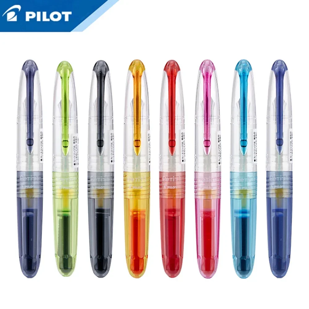 

1pcs Japan PILOT Fountain Pen SPN-20F Color Transparent Mini Cute F Nib Elementary School Vitality Pen High-quality Stationery