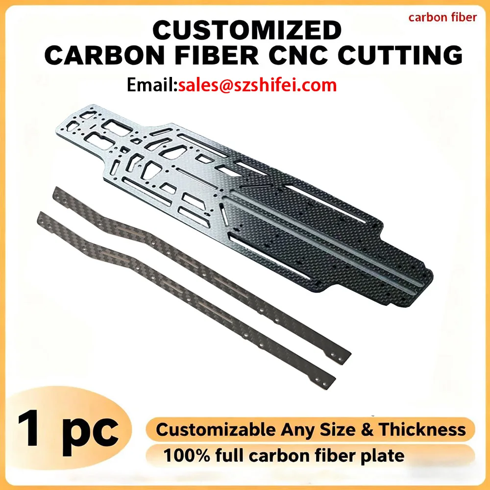 

Customized Carbon Fiber CNC Cutting Plate Service DlY Carbon Fiber Sheet CNC Machining Carbon fiber plate Custom CNC service