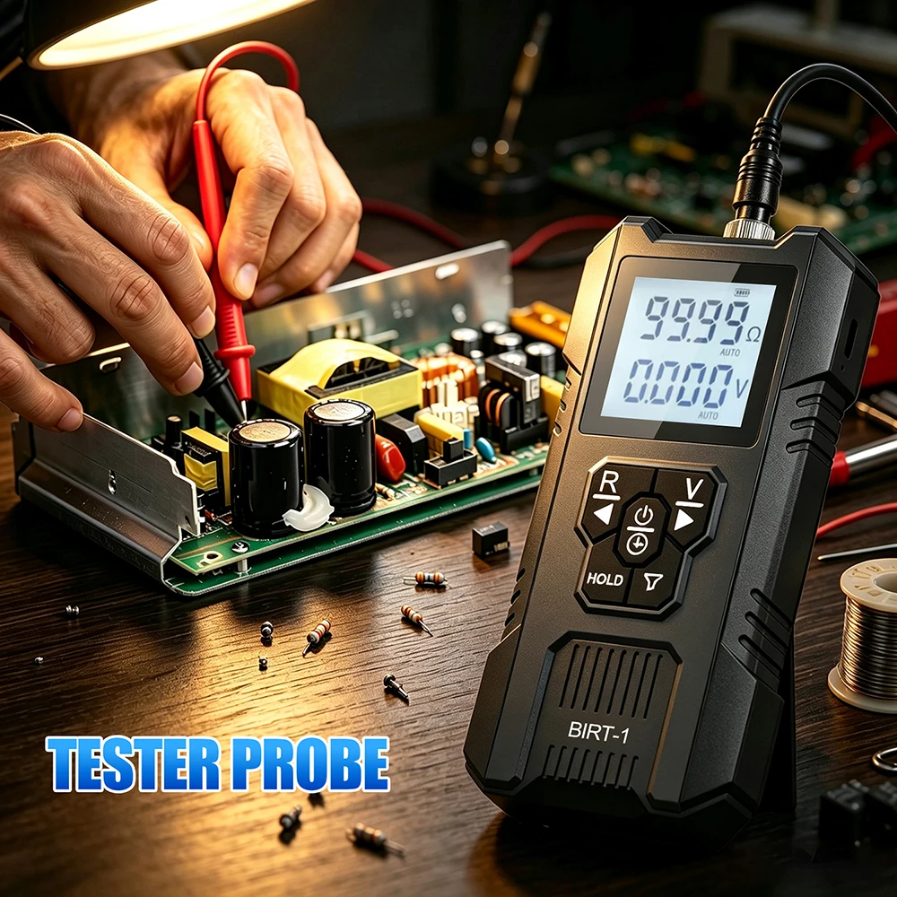 Digital Volt Internal Resistance Tester High-precision 18650 Rechargeable,Ternary Lithium-ion Battery Internal Resistance Meter