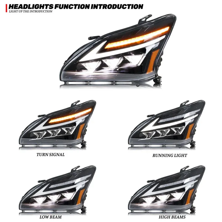 Led Headlights for Car for  Rx300 RX 330 350 400h 2003-2009