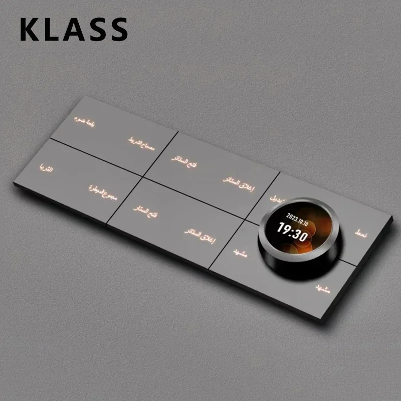 

Klass Tuya Wifi Zigbee Dimming Switch 4WAY 8WAY Scene Switch LED Switch 100 Languages Center Control Smart Home 220V 16A CN;ZHE