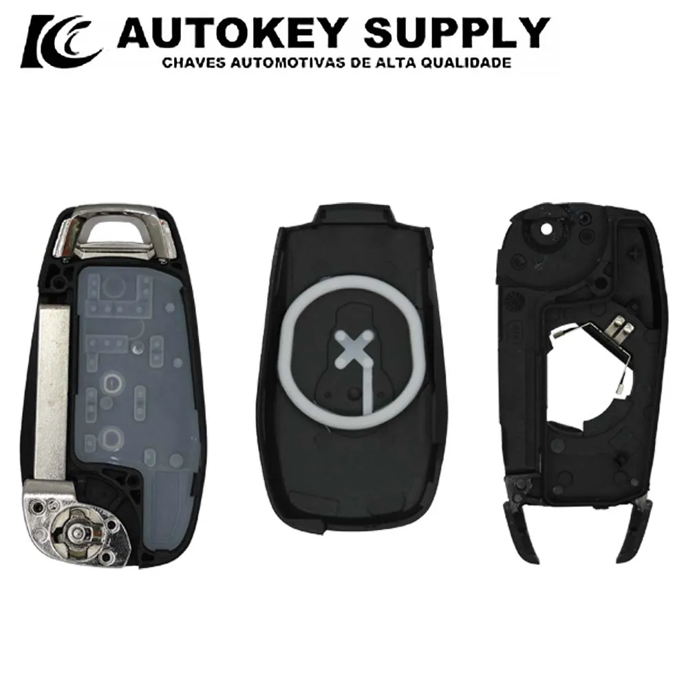 Autokeysupply AKGMF123 Nuovo guscio di ricambio per chiave remota 2B per Chevrolet