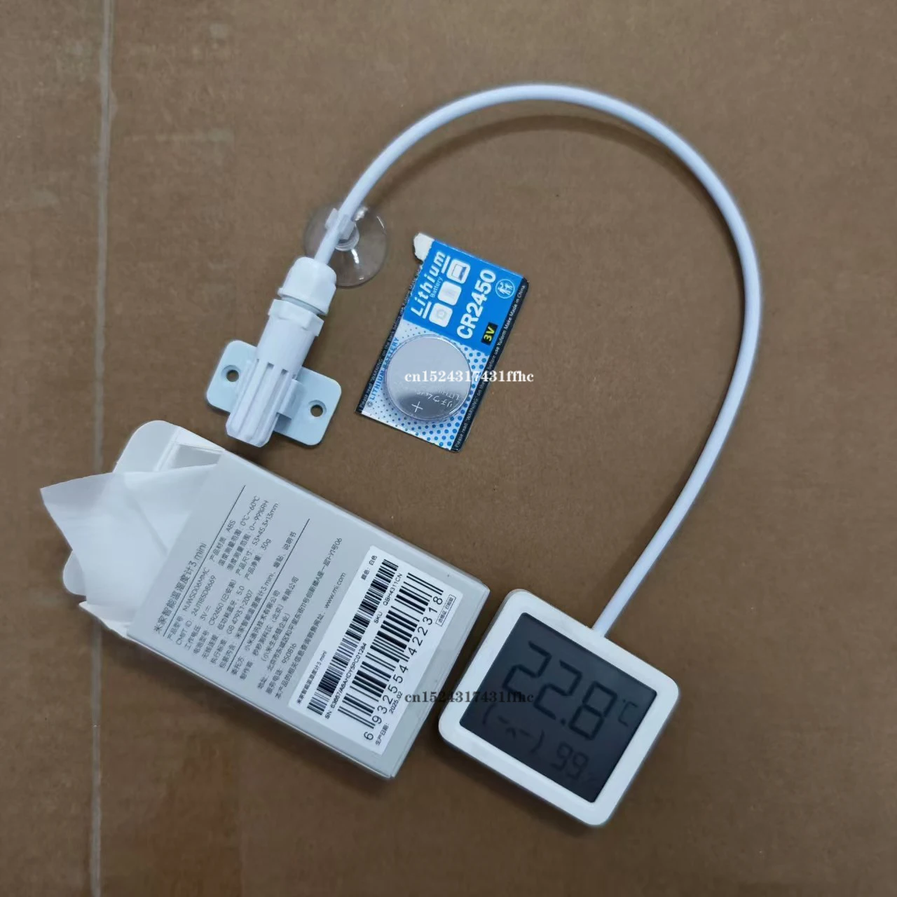 xiaomi Mi home intelligent temperature and humidity meter 3mini DIY modified temperature detection fish tank to measure water