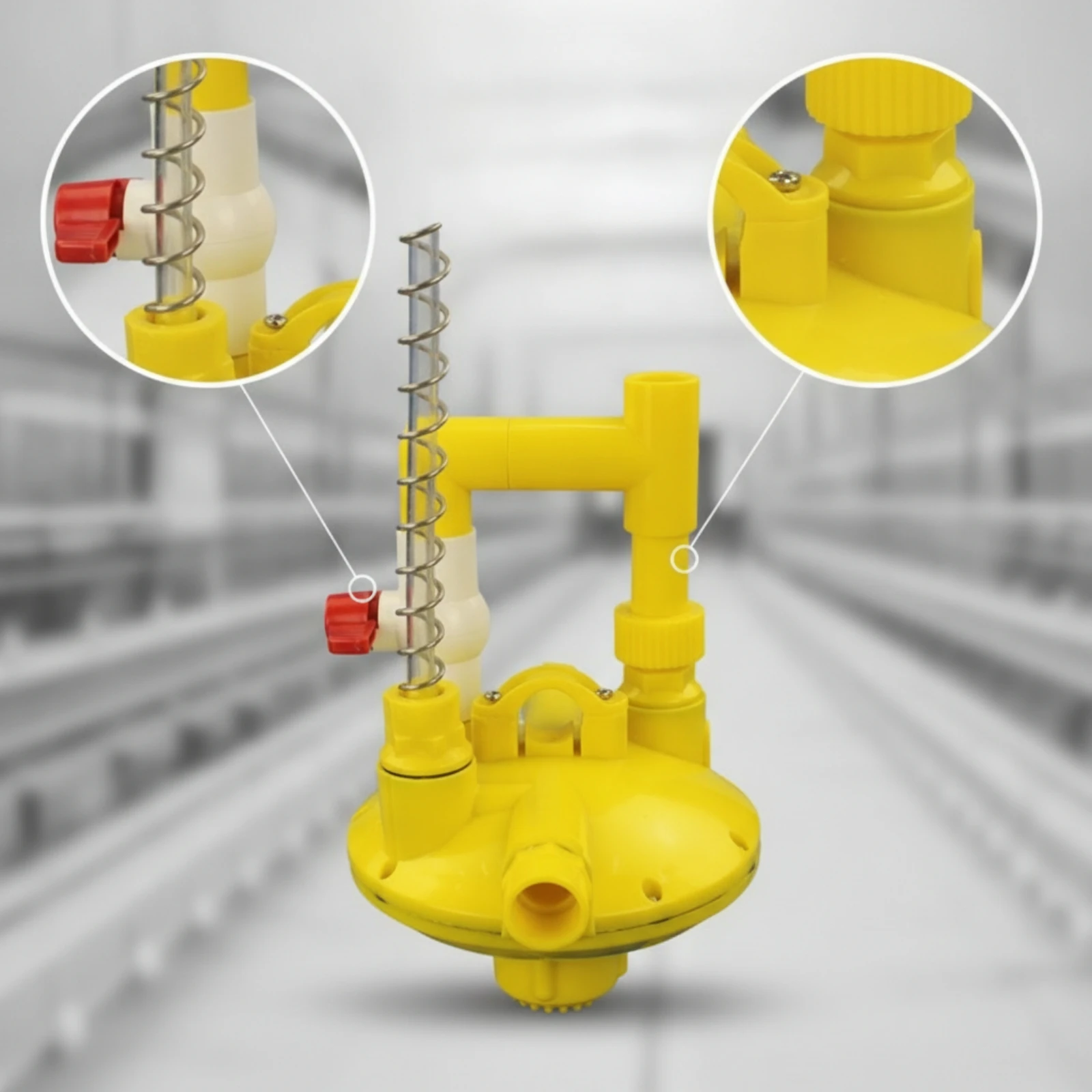 

Regulator with Coiled Tube Automatic Pressure Reducing Valve Water Pressure Regulator Long-Lasting Corrosion-Resistant