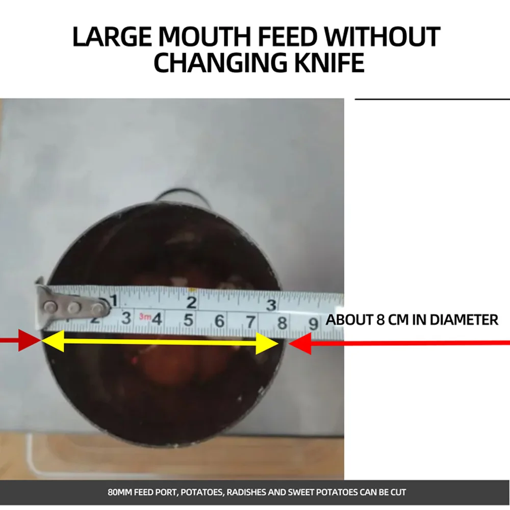 قطاعة خضراوات كهربائية متعددة الوظائف ذات نوعية جيدة، محبب الفجل التجاري
